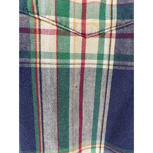 Wrangler Men's Long Sleeve Pearl Snaps Shirt size Medium - Picture 2 of 8